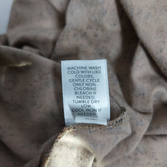 Pure J Jill Floral Printed Soft V-neck Tunic Top Size XL Stretch 3/4 Sleeves - Picture 5 of 5